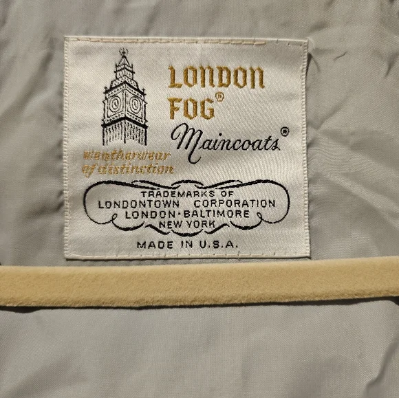 Vintage Women's London Fog Maincoat Size 18 Gray - Picture 3 of 4